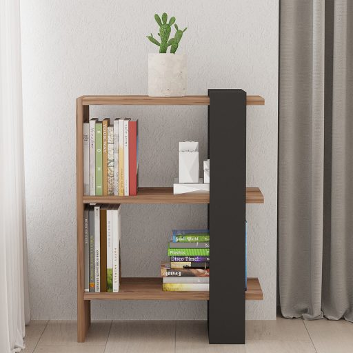 Libreria 70x51.8x25 Antracite-Oak