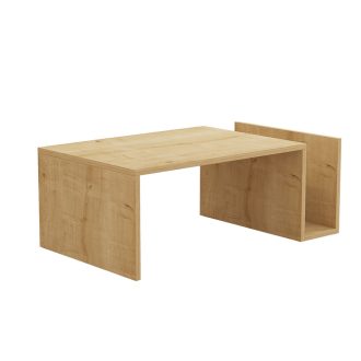 Tavolino da caffè 86,8x32,4x50cm, Rovere