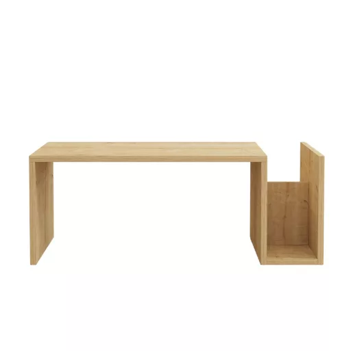 Tavolino da caffè 86,8x32,4x50cm, Rovere