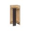 Comodino Destro 60x25x27cm Antracite-Oak