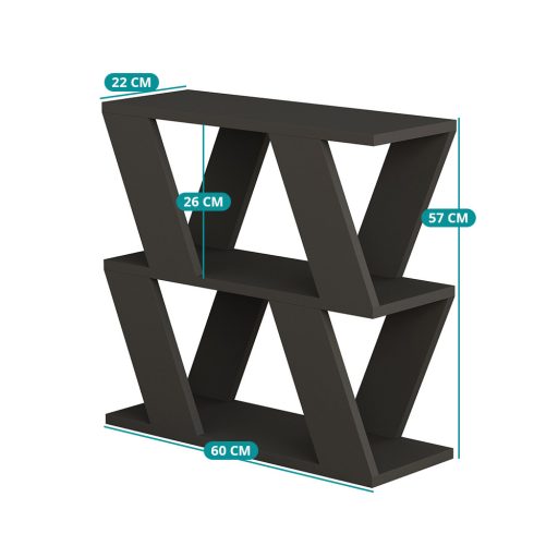Tavolino Laterale 60x57x22cm, Antracite