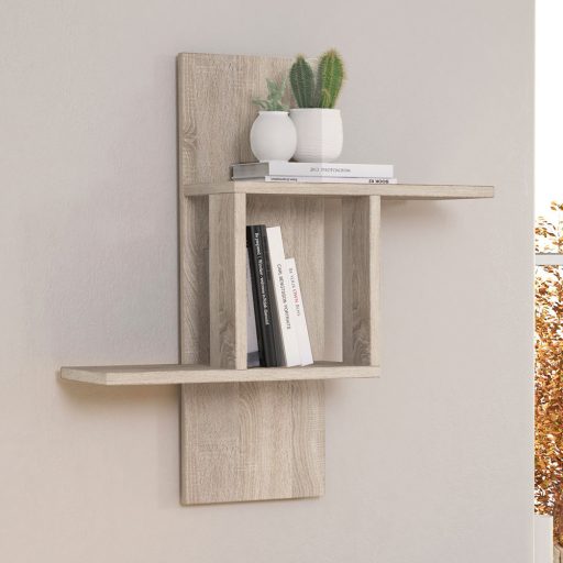 Mensola da Parete 70x64x20cm, Rovere Sonoma