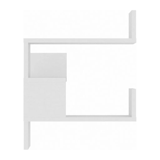 Mensola Angolare 60x90x60cm, Bianca