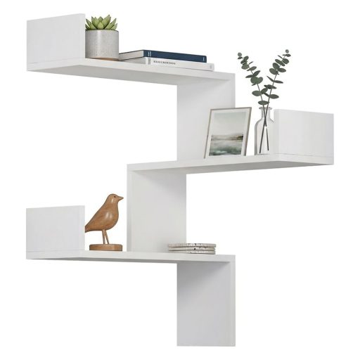 Mensola Angolare 60x90x60cm, Bianca