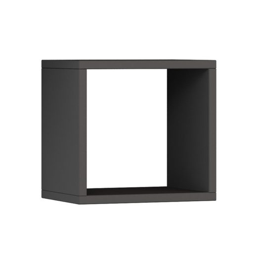 Set di mensole da parete a 2 pezzi, antracite