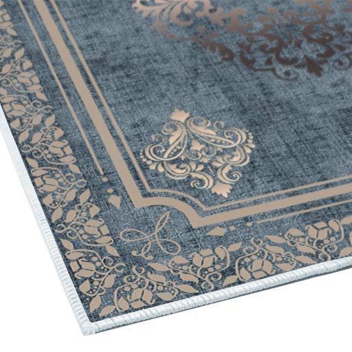 Set di tappeti da bagno 2 pezzi, blu