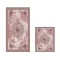 Set di tappeti da bagno 2 pezzi, polvere