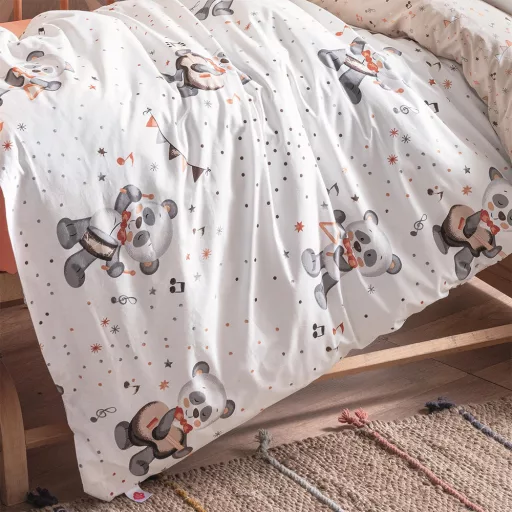 Set di Biancheria per Bambini 100x150cm, Panda
