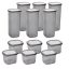 Set di contenitori da cucina, 12 pz