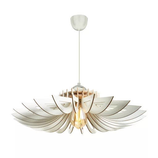 Lampada da Soffitto Elegante Effetto Legno