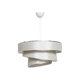 Lampada da Soffitto Spirale, Beige-Argento