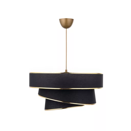Lampada da Soffitto Spirale, Nero-Oro