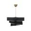 Lampada da Soffitto Spirale, Nero-Oro