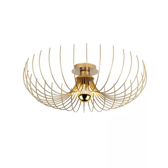 Lampada da Soffitto Moderna in Metallo Dorato