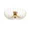 Lampada da Soffitto Moderna in Metallo Dorato