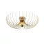 Lampada da Soffitto Moderna in Metallo Dorato