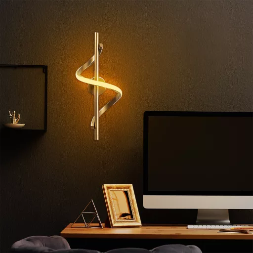 Lampada da Parete LED a Spirale