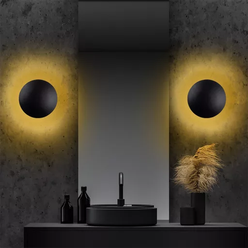 Lampada da parete design Sole–Luna