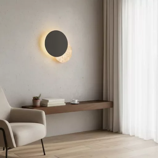 Lampada da parete design Sole–Luna