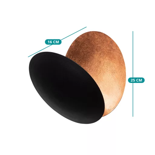 Lampada da parete design Sole–Luna