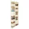 Organizer per scarpe da appendere alla porta con copertura trasparente - design salvaspazio