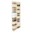 Organizer per scarpe da appendere alla porta con copertura trasparente - design salvaspazio