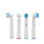 Testine per spazzolino elettrico compatibili 4-Pack con tecnologia rotante-pulsante per Oral-B