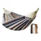 Amaca Portatile Doppia - Marrone, 200x150 cm, Capacità 150 kg, con Borsa di Stoccaggio