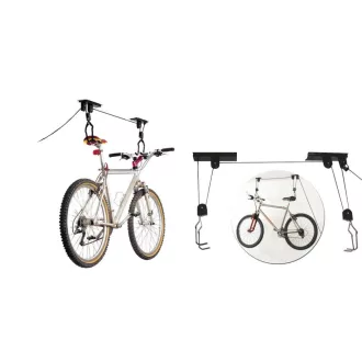   Sollevatore per biciclette da soffitto - Design salvaspazio, capacità di 20 kg, morsetti antigraffio