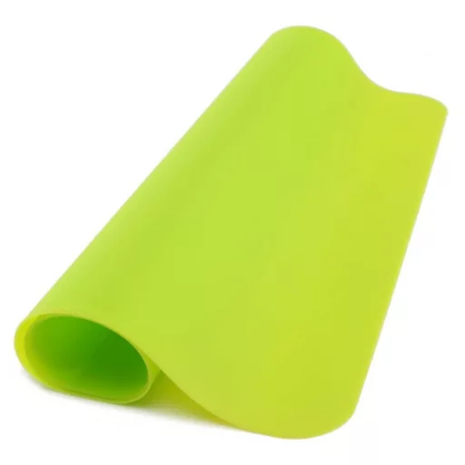 Mattarello in silicone con tappetino antiaderente - Verde