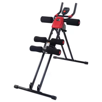   Trainer addominale domestico regolabile con display digitale - compatto e pieghevole
