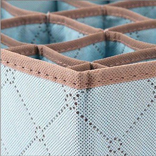 Scatola organizer per biancheria intima con 24 scomparti e zip