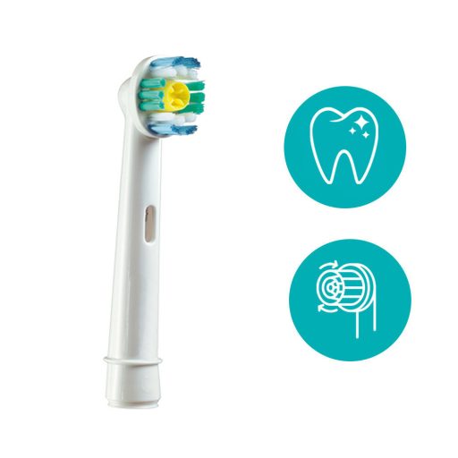 Testine per spazzolino elettrico 3D - Confezione da 4, compatibili con Oral-B