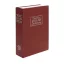 Cassaforte a forma di libro con serratura a chiave - Stoccaggio metallico discreto per casa o ufficio