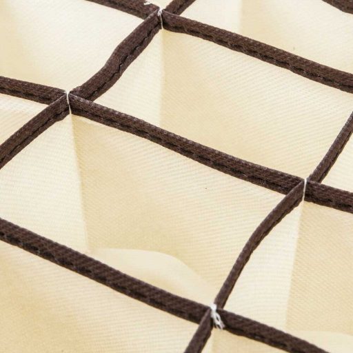 Set di scatole per riporre in beige da 4 pezzi per organizzare biancheria intima e accessori