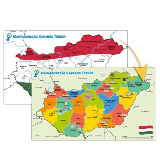 Mappa Scratch di Ungheria