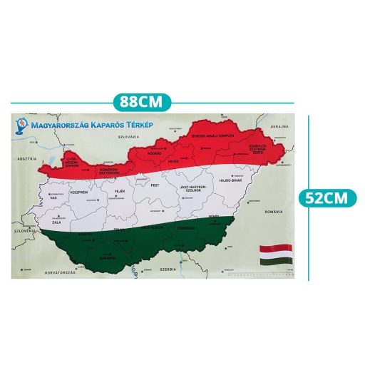 Mappa Scratch di Ungheria