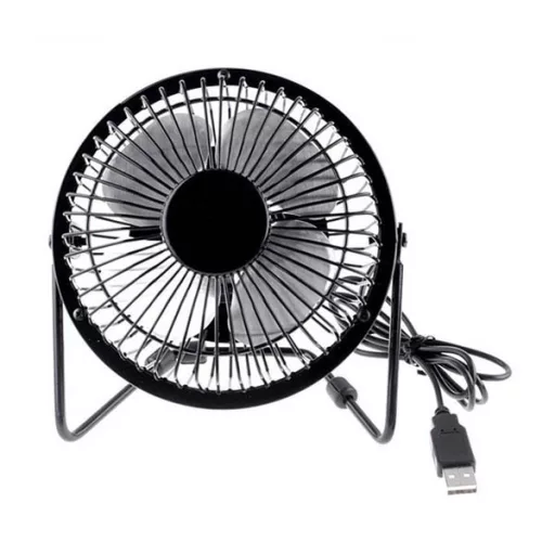 Ventilatore da scrivania USB con angolo regolabile per laptop e PC