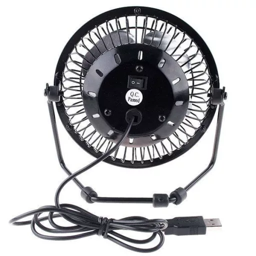 Ventilatore da scrivania USB con angolo regolabile per laptop e PC