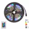 Striscia LED RGB Programmabile 5m - Impermeabile, Controllo Remoto, Luminosità Regolabile