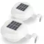 Set di lampade solari da esterno - Bianco, impermeabile, senza fili, illuminazione di 8 ore