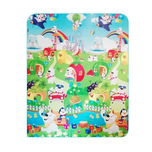 Tappetino da gioco impermeabile per bambini - 148,5 x 180 cm, morbido, isolato, antiscivolo, design colorati