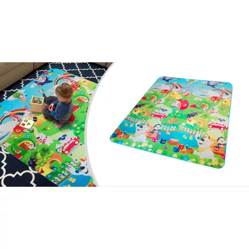 Tappetino da gioco impermeabile per bambini - 148,5 x 180 cm, morbido, isolato, antiscivolo, design colorati