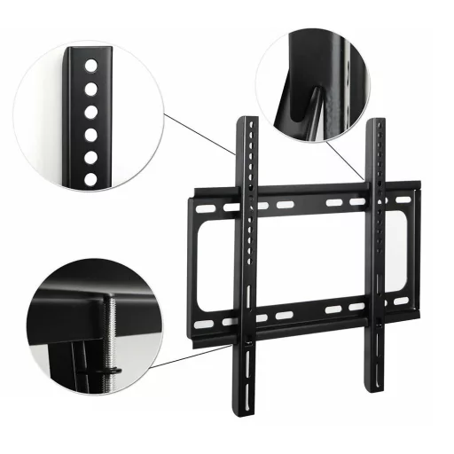 Supporto a muro universale per TV da 26"-55", capacità di 50 kg, facile da installare