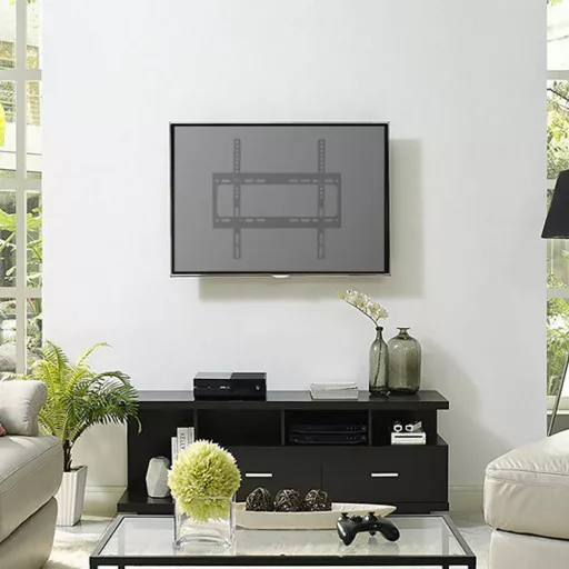 Supporto a muro universale per TV da 26"-55", capacità di 50 kg, facile da installare
