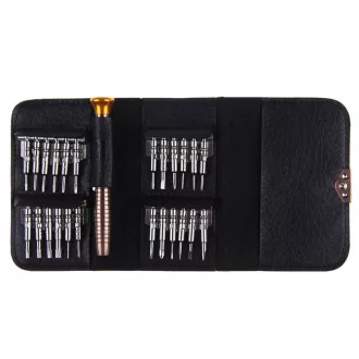   Set di cacciaviti di precisione da 25 pezzi con design ergonomico e elegante custodia
