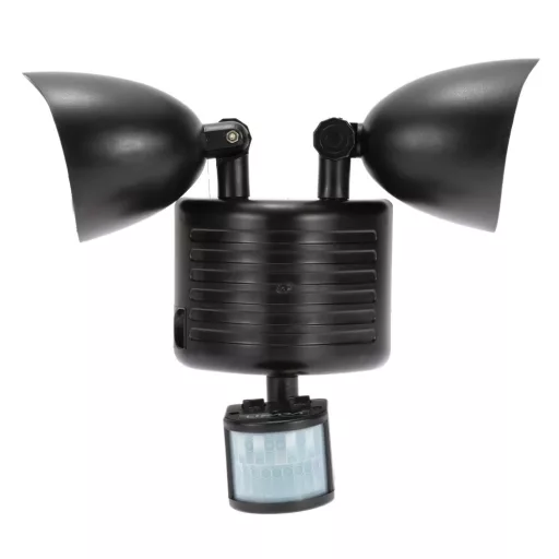 Lampada solare a doppio sensore di movimento - 22 LED, 150 lumen, impermeabile IP44