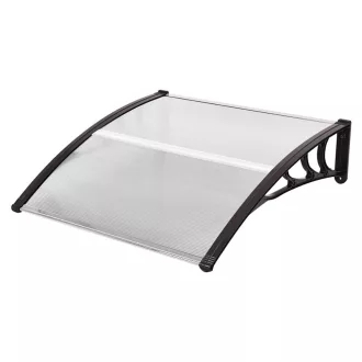   Tenda in policarbonato resistente alle intemperie - 120x90 cm - Nera