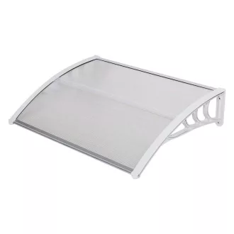   Tenda in plastica - Policarbonato resistente alle intemperie - 120x90 cm - Bianco