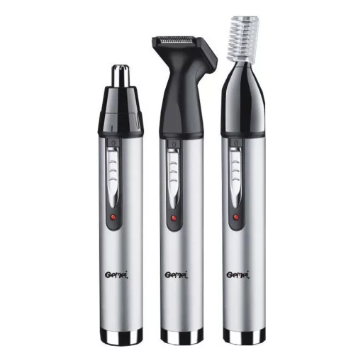 Rasoi per peli del viso 3-in-1 con lame in acciaio inossidabile e design ricaricabile